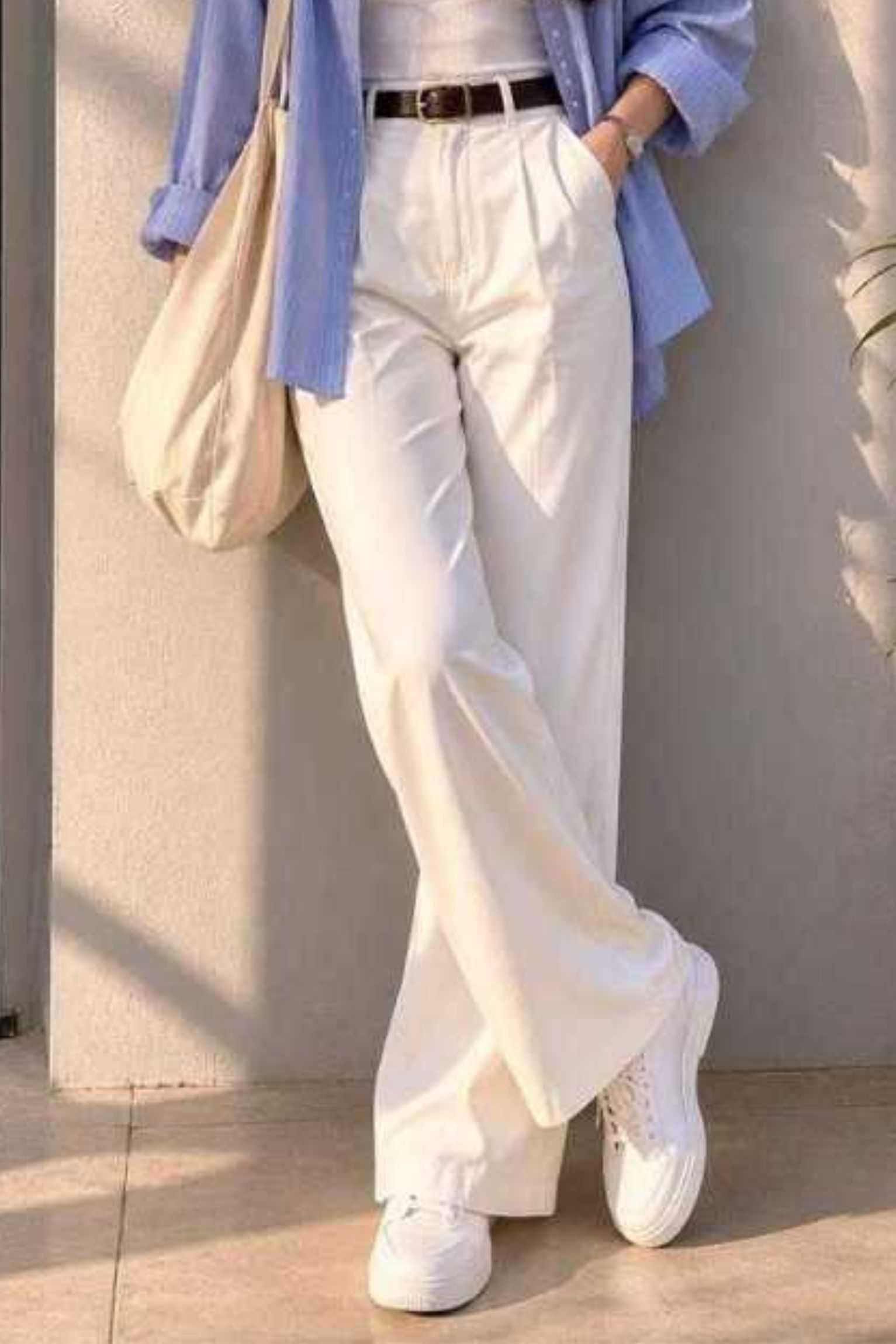 Blue Oversized Shirt
