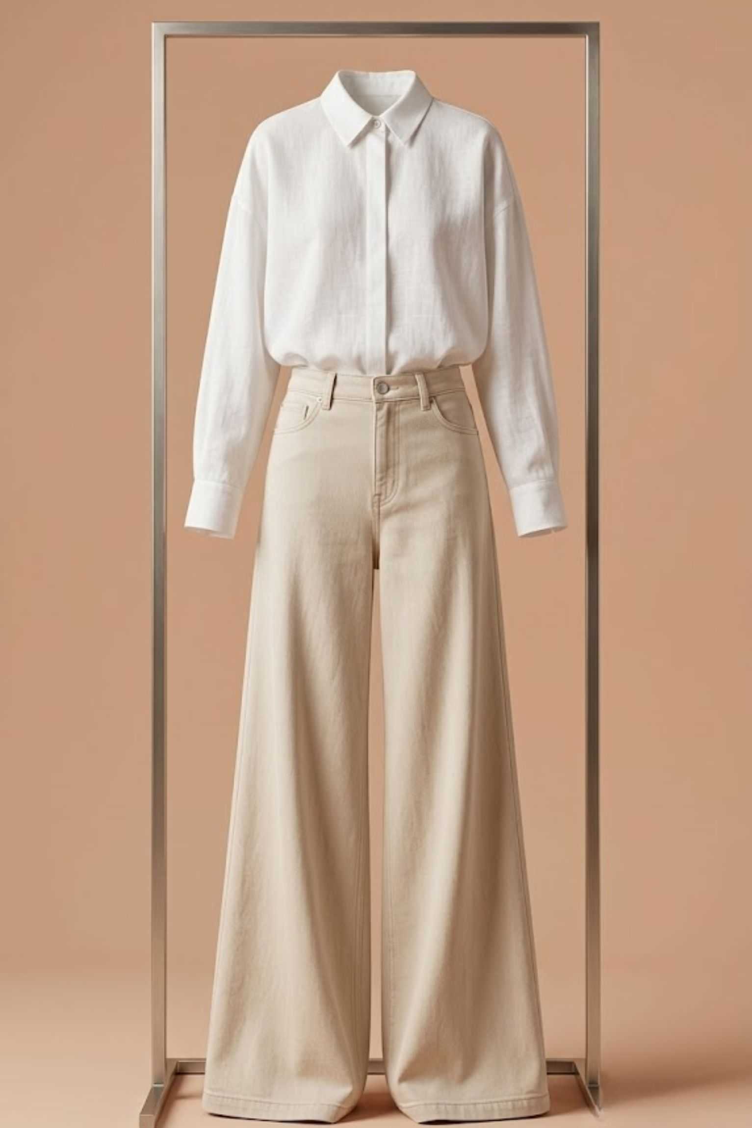 classic white button down shirt
